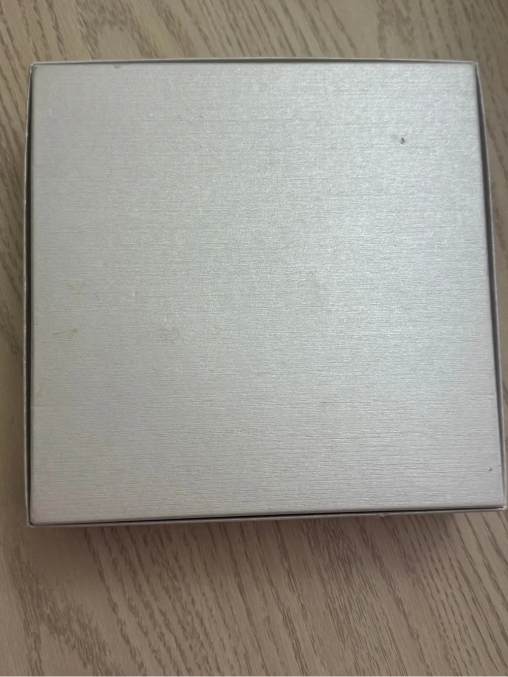 Empty Gift Box Giorgio Armani My Way White Textured 8”x8”x4.5”